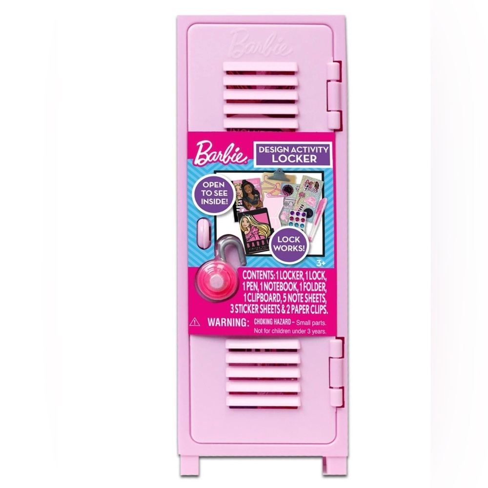 NEW Barbie Locker Art & Craft Activity Set